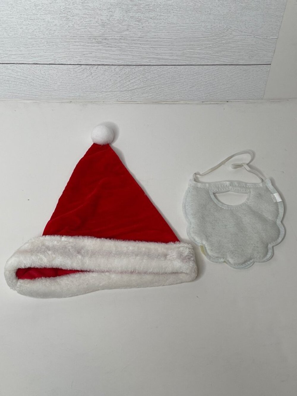 Spritz Santa Set Christmas Hat Beard Dress Up Holiday Costume
